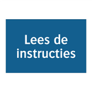 Lees de instructies & Lees de instructies & Lees de instructies & Lees de instructies
