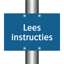 Lees instructies & Lees instructies & Lees instructies & Lees instructies & Lees instructies
