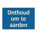 Onthoud om te aarden & Onthoud om te aarden & Onthoud om te aarden & Onthoud om te aarden