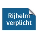 Rijhelm verplicht & Rijhelm verplicht & Rijhelm verplicht & Rijhelm verplicht