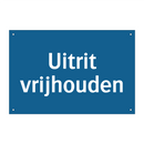 Uitrit vrijhouden & Uitrit vrijhouden & Uitrit vrijhouden & Uitrit vrijhouden & Uitrit vrijhouden