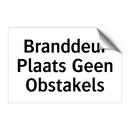 Branddeur Plaats Geen Obstakels & Branddeur Plaats Geen Obstakels & Branddeur Plaats Geen Obstakels