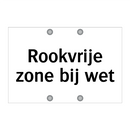 Rookvrije zone bij wet & Rookvrije zone bij wet & Rookvrije zone bij wet & Rookvrije zone bij wet