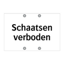 Schaatsen verboden & Schaatsen verboden & Schaatsen verboden & Schaatsen verboden