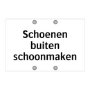 Schoenen buiten schoonmaken & Schoenen buiten schoonmaken & Schoenen buiten schoonmaken