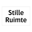 Stille Ruimte & Stille Ruimte & Stille Ruimte & Stille Ruimte & Stille Ruimte & Stille Ruimte