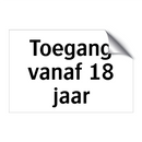 Toegang vanaf 18 jaar & Toegang vanaf 18 jaar & Toegang vanaf 18 jaar & Toegang vanaf 18 jaar