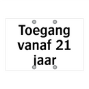 Toegang vanaf 21 jaar & Toegang vanaf 21 jaar & Toegang vanaf 21 jaar & Toegang vanaf 21 jaar