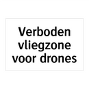 Verboden vliegzone voor drones & Verboden vliegzone voor drones & Verboden vliegzone voor drones