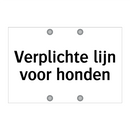 Verplichte lijn voor honden & Verplichte lijn voor honden & Verplichte lijn voor honden