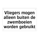 Vliegers mogen alleen buiten de zwemboeien worden gebruikt