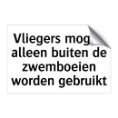 Vliegers mogen alleen buiten de zwemboeien worden gebruikt