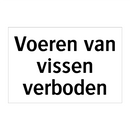 Voeren van vissen verboden & Voeren van vissen verboden & Voeren van vissen verboden