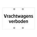 Vrachtwagens verboden & Vrachtwagens verboden & Vrachtwagens verboden & Vrachtwagens verboden