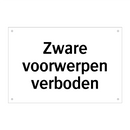 Zware voorwerpen verboden & Zware voorwerpen verboden & Zware voorwerpen verboden