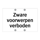 Zware voorwerpen verboden & Zware voorwerpen verboden & Zware voorwerpen verboden