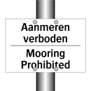 Aanmeren verboden - Mooring Prohibited