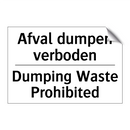 Afval dumpen verboden - Dumping Waste Prohibited