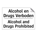 Alcohol en Drugs Verboden - Alcohol and Drugs Prohibited