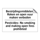 Bestrijdingsmiddelen: Roken en /.../ - Pesticides: No smoking and making /.../