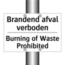 Brandend afval verboden - Burning of Waste Prohibited