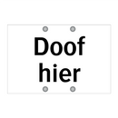 Doof hier & Doof hier & Doof hier & Doof hier & Doof hier