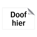 Doof hier & Doof hier & Doof hier & Doof hier
