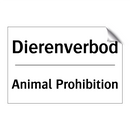 Dierenverbod - Animal Prohibition