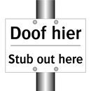 Doof hier - Stub out here