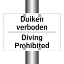 Duiken verboden - Diving Prohibited