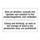 Eten en drinken, evenals het opslaan /.../ - Eating and drinking, as well as /.../