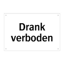 Drank verboden & Drank verboden & Drank verboden & Drank verboden & Drank verboden & Drank verboden