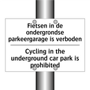 Fietsen in de ondergrondse parkeergarage /.../ - Cycling in the underground car /.../