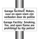 Garage faciliteit: Roken, vuur /.../ - Garage Facility: Smoking, fire, /.../