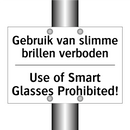 Gebruik van slimme brillen verboden/.../ - Use of Smart Glasses Prohibited!/.../
