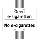 Geen e-sigaretten - No e-cigarettes