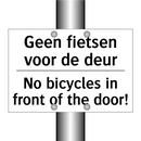 Geen fietsen voor de deur - No bicycles in front of the door!/.../