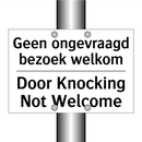 Geen ongevraagd bezoek welkom - Door Knocking Not Welcome