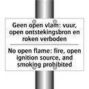 Geen open vlam: vuur, open ontstekingsbron /.../ - No open flame: fire, open ignition /.../