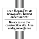 Geen toegang tot de bouwplaats. /.../ - No access to the construction /.../