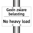 Geen zware belasting - No heavy load