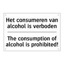 Het consumeren van alcohol is /.../ - The consumption of alcohol is /.../