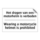 Het dragen van een motorhelm is /.../ - Wearing a motorcycle helmet is /.../