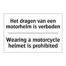 Het dragen van een motorhelm is /.../ - Wearing a motorcycle helmet is /.../