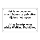 Het is verboden om smartphones /.../ - Using Smartphones While Walking /.../