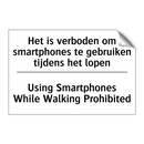 Het is verboden om smartphones /.../ - Using Smartphones While Walking /.../