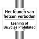 Het leunen van fietsen verboden/.../ - Leaning of Bicycles Prohibited