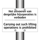 Het uitvoeren van dergelijke hijsoperaties /.../ - Carrying out such lifting operations /.../