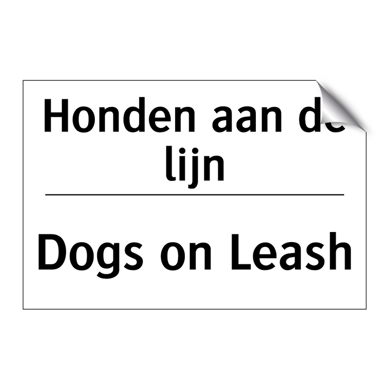 Honden aan de lijn - Dogs on Leash