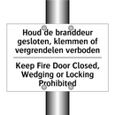 Houd de branddeur gesloten, klemmen /.../ - Keep Fire Door Closed, Wedging /.../
